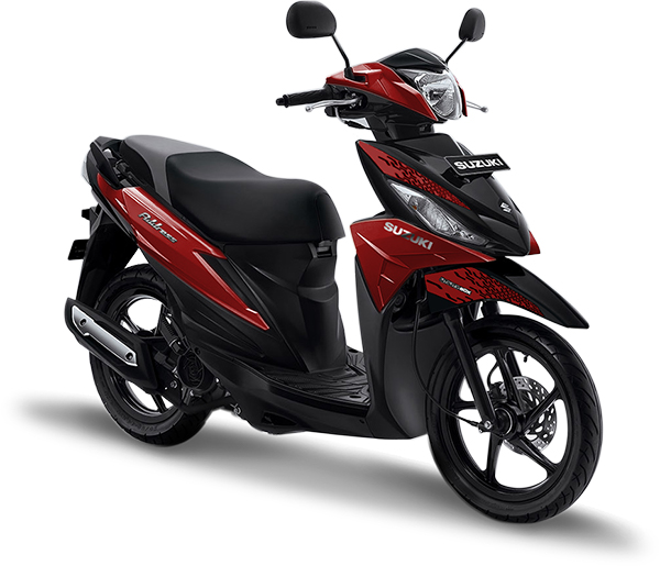 Suzuki Motor Address Playful Matte Red