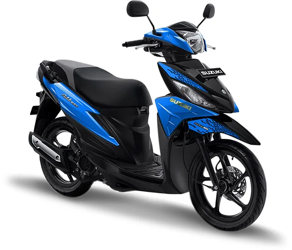 Suzuki Address Playful Hitam Biru