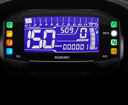 LCD speedometer