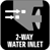 Two-Way Water Inlet