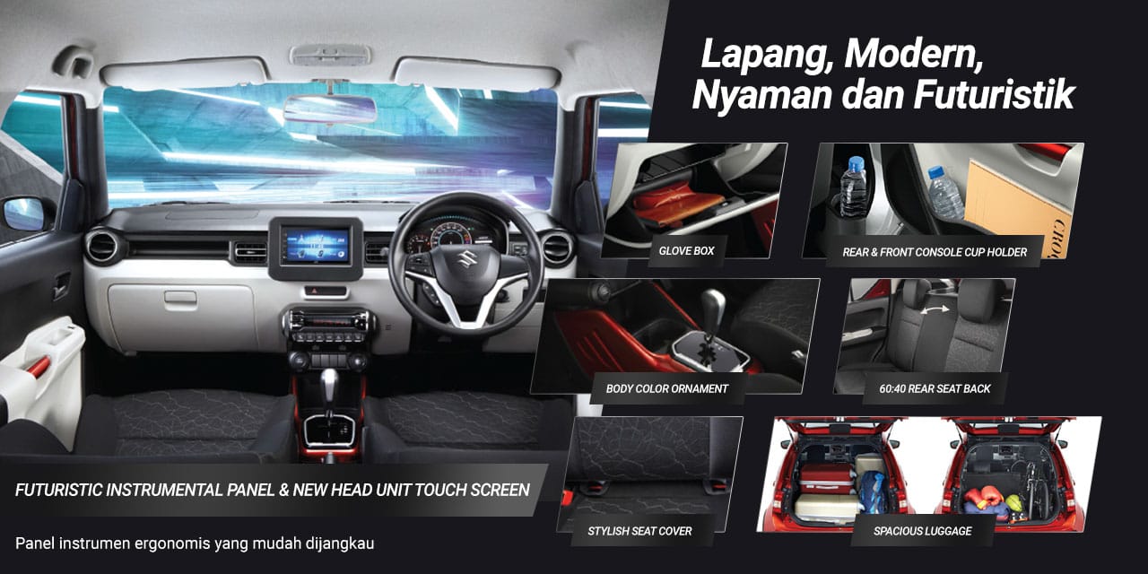 Interior Suzuki Ignis Lapang Dan Nyaman