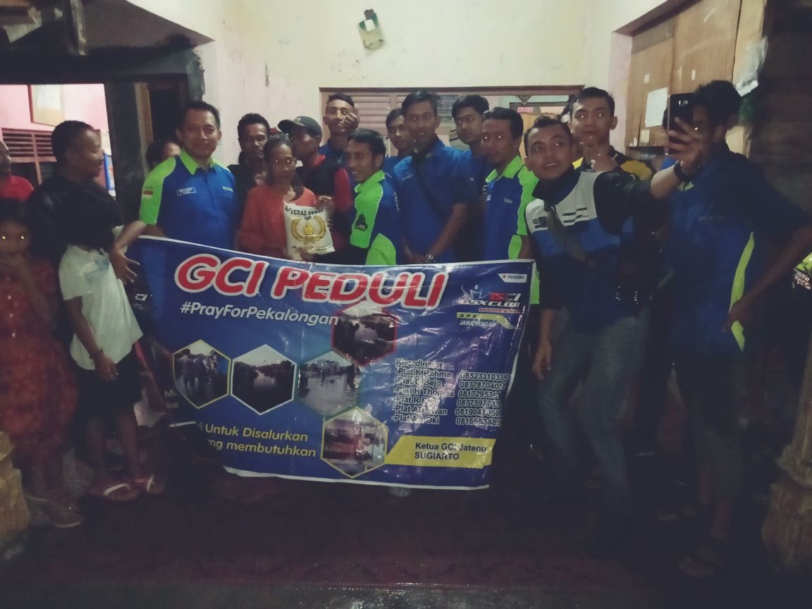 Kepedulian Bikers Gsx Club Indonesia Terhadap Korban Bencana Alam