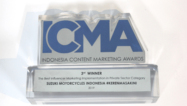 Suzuki Raih 3rd Best Influencer Marketing Award Di Icma 2019 Thumb