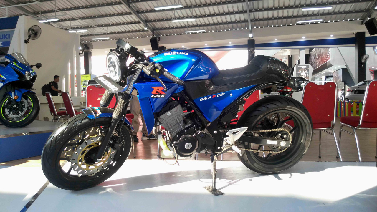 Motor Modifikasi Suzuki Di Jakarta Fair Kemayoran 2017 Suzuki