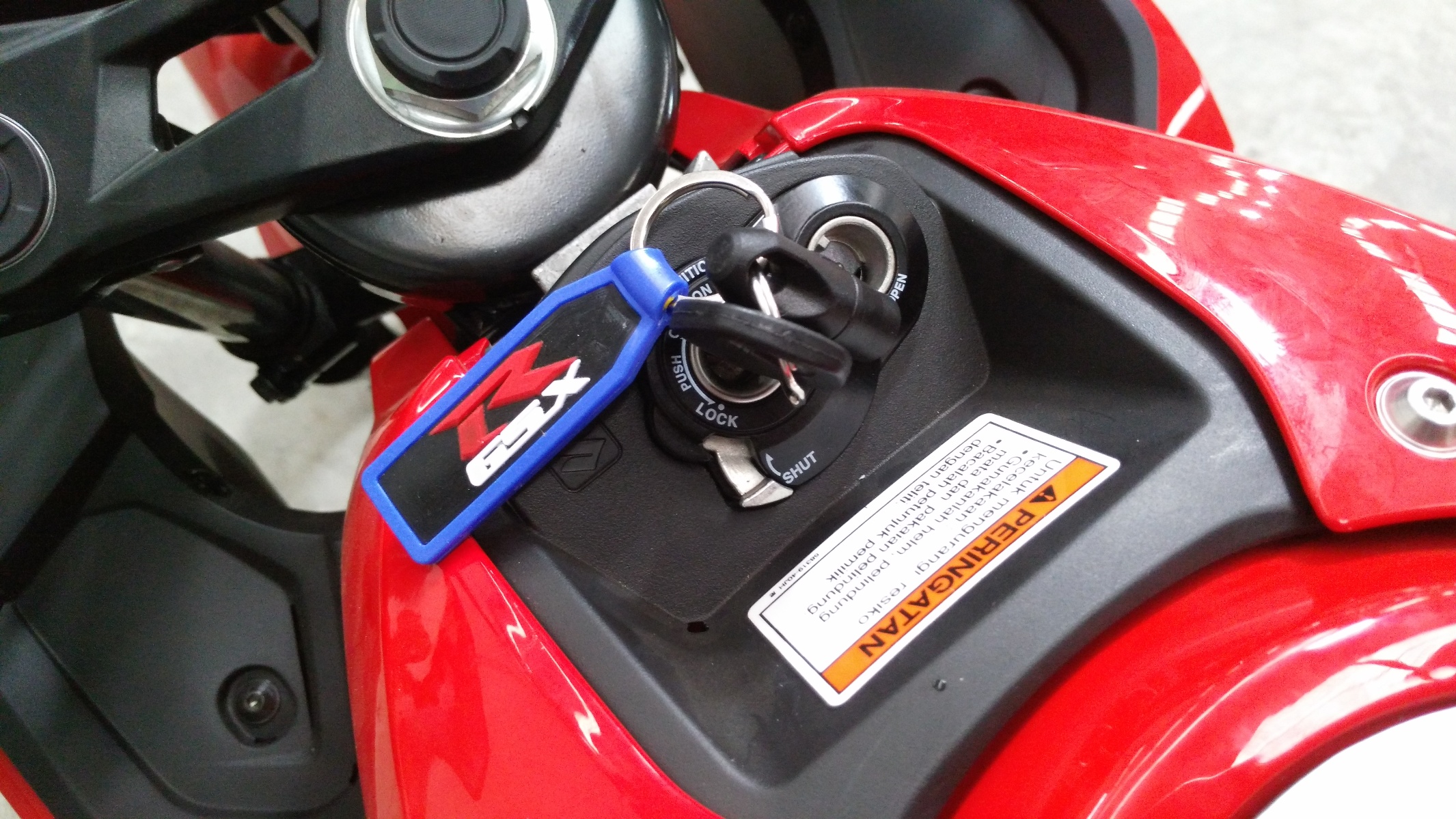 GSX-R150 Shutter Key